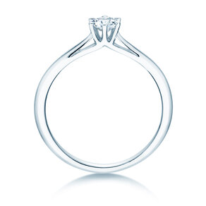 Anillo de compromiso Heaven 6 en 9K oro blanco con diamante 0,25ct H/SI