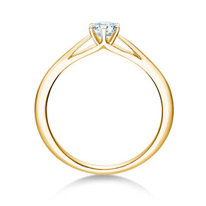 Anillo de compromiso Heaven 6 en 18K oro amarillo con diamante 0,30ct H/SI