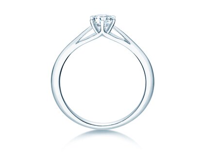 Anillo de compromiso Heaven 6 en platino 950/- con diamante 0,40ct G/SI