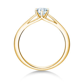 Anillo de compromiso Heaven 6 en 14K oro amarillo con diamante 0,40ct H/SI