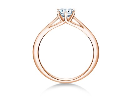 Anillo de compromiso Heaven 6 en oro rosa