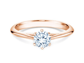 Anillo de compromiso Heaven 6 en oro rosa