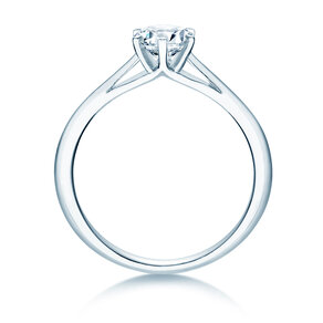 Anillo de compromiso Heaven 6 en 9K oro blanco con diamante 0,60ct H/SI