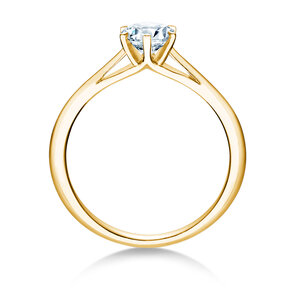 Anillo de compromiso Heaven 6 en 14K oro amarillo con diamante 0,60ct G/SI