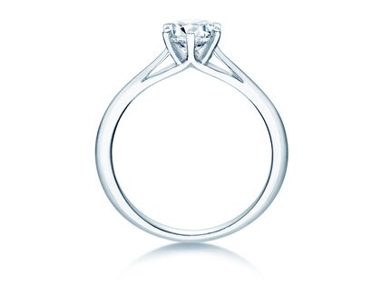 Anillo de compromiso Heaven 6 en 9K oro blanco con diamante 0,75ct G/SI