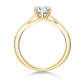 Anillo de compromiso Heaven 6 en 9K oro amarillo con diamante 0,75ct G/SI