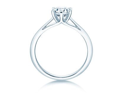 Anillo de compromiso Heaven 6 en 14K oro blanco con diamante 1,25ct H/SI