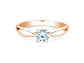 Anillo de compromiso Joy en 14K oro rosa con diamante 0,50ct H/SI