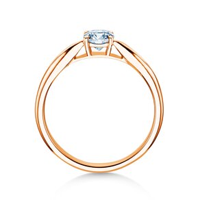 Anillo de compromiso Joy en 14K oro rosa con diamante 0,50ct H/SI