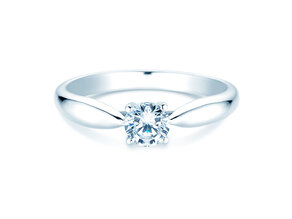 Anillo de compromiso Joy en 14K oro blanco con diamante 0,50ct G/VS