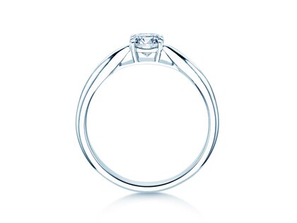 Anillo de compromiso Joy en 14K oro blanco con diamante 0,50ct G/VS