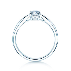 Anillo de compromiso Joy en 14K oro blanco con diamante 0,50ct G/VS