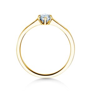 Anillo de compromiso Madison en 18K oro amarillo con diamante 0,25ct G/SI