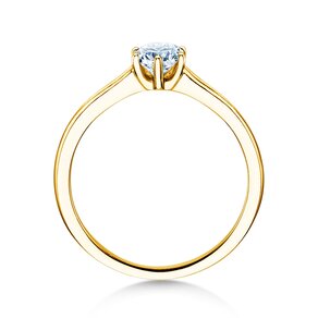 Anillo de compromiso Madison en 14K oro amarillo con diamante 0,50ct G/SI