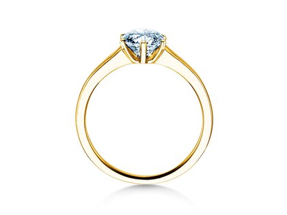 Anillo de compromiso Madison en 9K oro amarillo con diamante 1,00ct H/SI