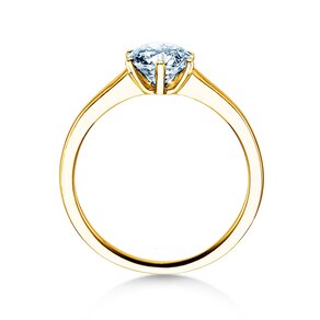 Anillo de compromiso Madison en 9K oro amarillo con diamante 1,00ct H/SI
