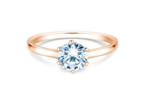 Anillo de compromiso Madison en 14K oro rosa con diamante 1,00ct H/SI