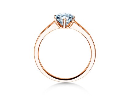 Anillo de compromiso Madison en 14K oro rosa con diamante 1,00ct H/SI