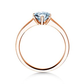 Anillo de compromiso Madison en 14K oro rosa con diamante 1,00ct H/SI