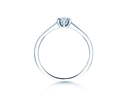 Anillo de compromiso Madison en plata 925/- con diamante 0,15ct H/SI