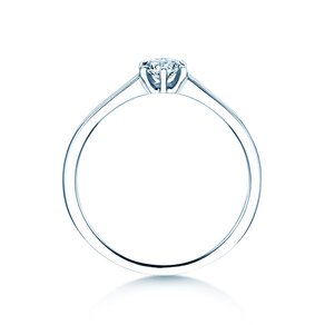 Anillo de compromiso Madison en plata 925/- con diamante 0,15ct H/SI