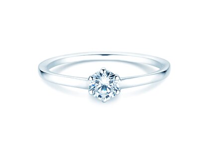 Anillo de compromiso Madison en 18K oro blanco con diamante 0,25ct G/SI