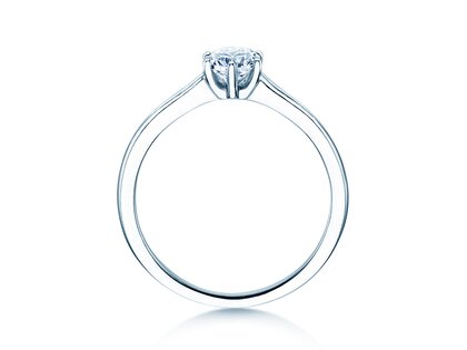 Anillo de compromiso Madison en 9K oro blanco con diamante 0,50ct G/SI