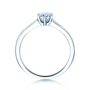 Anillo de compromiso Madison en 9K oro blanco con diamante 0,50ct G/SI