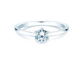 Anillo de compromiso Madison en 9K oro blanco con diamante 0,50ct G/SI