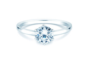 Anillo de compromiso Madison en 9K oro blanco con diamante 1,00ct H/SI