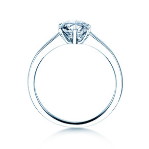 Anillo de compromiso Madison en 9K oro blanco con diamante 1,00ct H/SI