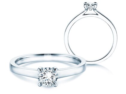Anillo de compromiso Modern en platino