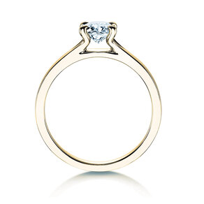 Anillo de compromiso Modern en 9K oro amarillo con diamante 0,50ct G/SI