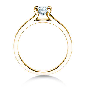 Anillo de compromiso Modern en 18K oro amarillo con diamante 0,75ct D/IF
