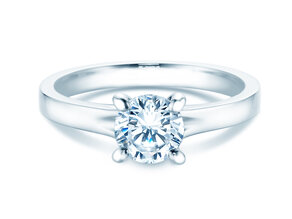Anillo de compromiso Modern en 18K oro blanco con diamante 1,50ct G/IF
