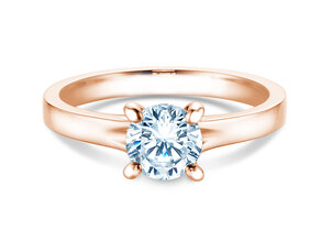 Anillo de compromiso Modern en 18K oro rosa con diamante 1,00ct G/SI