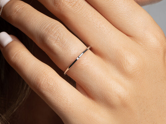 Anillo de compromiso Promise Petite en plata 925/-