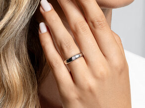 Anillo de compromiso Promise en plata 925/- con diamante 0,15ct G/VS