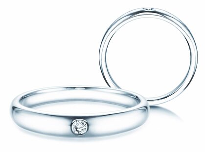 Anillo de compromiso Promise en oro blanco