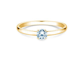 Anillo de compromiso Pure en 9K oro amarillo con diamante 0,23ct G/SI