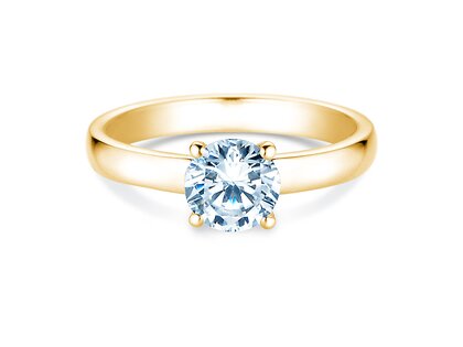 Anillo de compromiso Pure en 9K oro amarillo con diamante 2,00ct H/SI