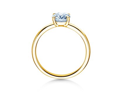 Anillo de compromiso Pure en 9K oro amarillo con diamante 2,00ct H/SI