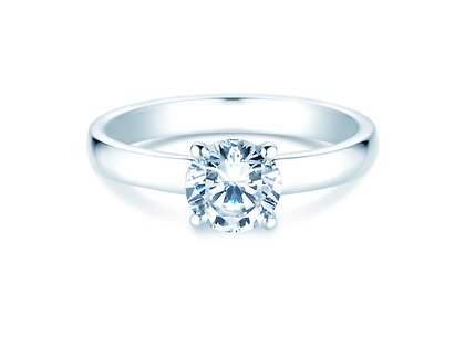 Anillo de compromiso Pure en 14K oro blanco con diamante 2,50ct G/VS
