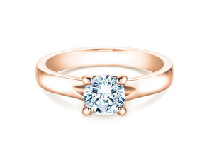 Anillo de compromiso Romance en 9K oro rosa con diamante 2,50ct G/VS
