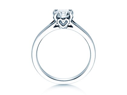 Anillo de compromiso Romance en 14K oro blanco con diamante 2,50ct H/SI