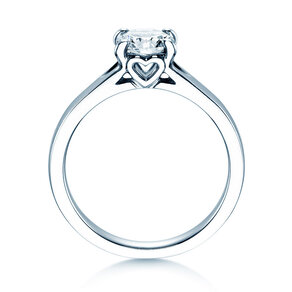 Anillo de compromiso Romance en 14K oro blanco con diamante 2,50ct H/SI