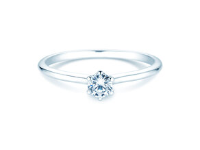 Anillo de compromiso Royal en 14K oro blanco con diamante 0,30ct G/SI