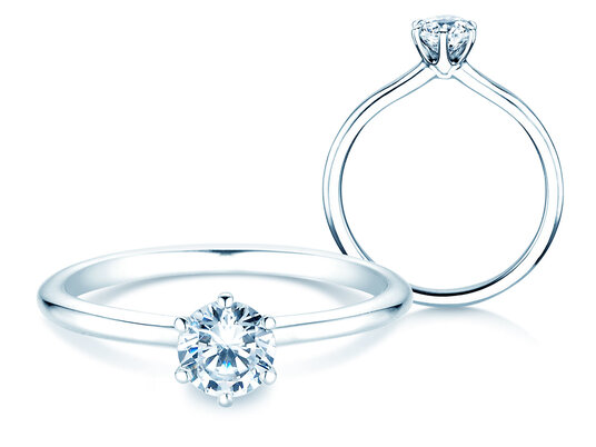 Anillo de compromiso Royal en plata