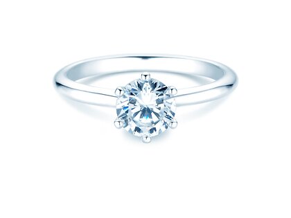 Anillo de compromiso Royal en 18K oro blanco con diamante 2,00ct D/IF