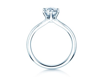Anillo de compromiso Royal en 18K oro blanco con diamante 2,00ct D/IF
